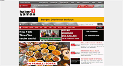 Desktop Screenshot of haber7yaman.com