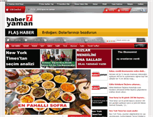 Tablet Screenshot of haber7yaman.com